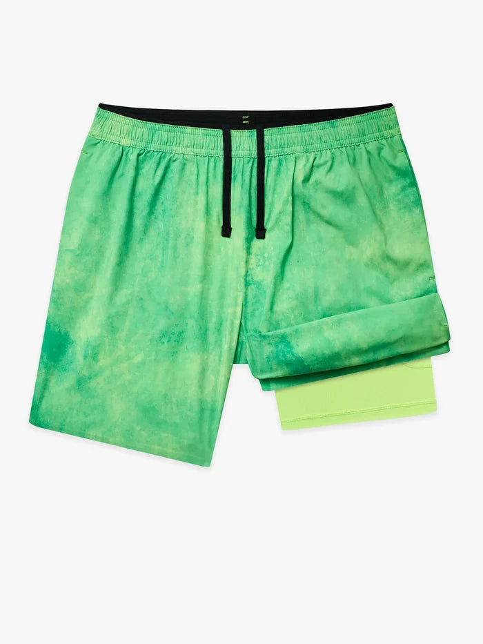 The Elements 7" (Ultimate Training Short with Hidden Liner) - Green - Image 6 - Chubbies Shorts