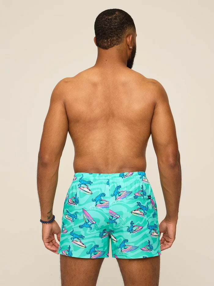 The Fossil Fuels 4" (Classic Lined Swim Trunk) - Image 2 - Chubbies Shorts