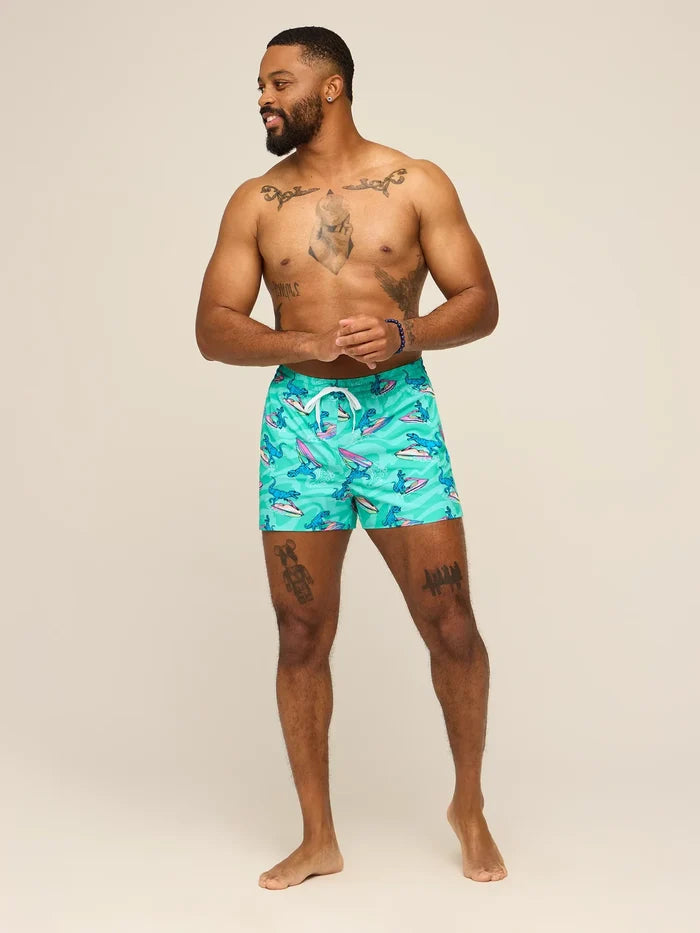 The Fossil Fuels 4" (Classic Lined Swim Trunk) - Image 5 - Chubbies Shorts