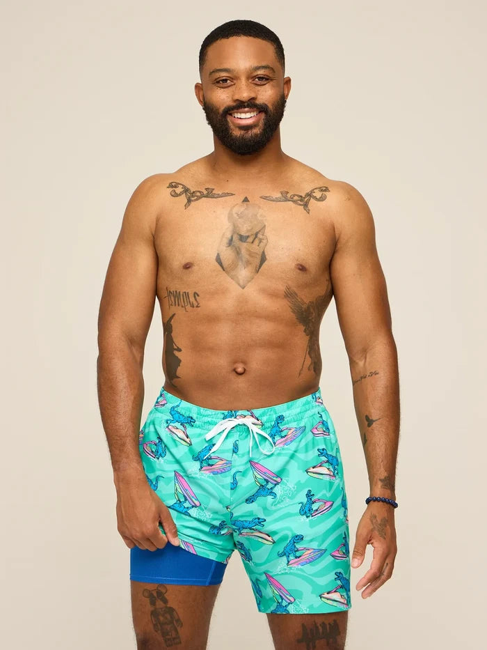 The Fossil Fuels 5.5" (Classic Lined Swim Trunk) - Image 1 - Chubbies Shorts