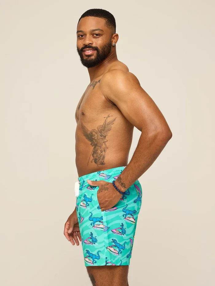 The Fossil Fuels 5.5" (Classic Lined Swim Trunk) - Image 4 - Chubbies Shorts