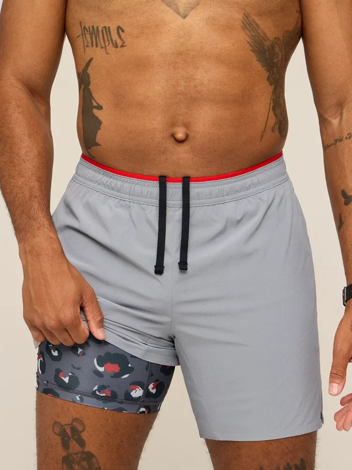 The Graphites 7" (Ultimate Training Short with Hidden Liner) - Image 1 - Chubbies Shorts