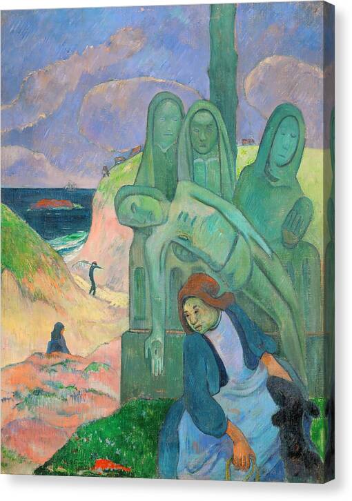 The Green Christ - Canvas Print