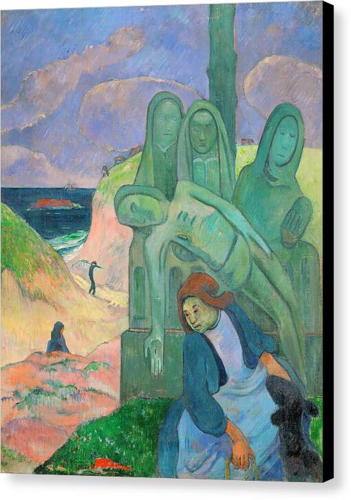 The Green Christ - Canvas Print