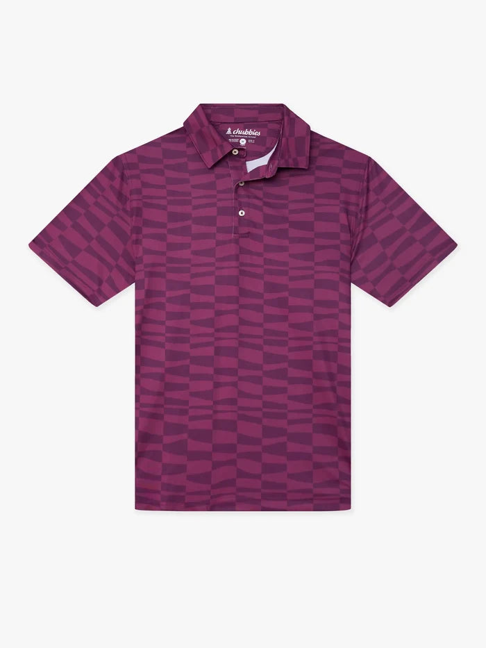 The Groovy Grid (Performance Polo) - Image 1 - Chubbies Shorts