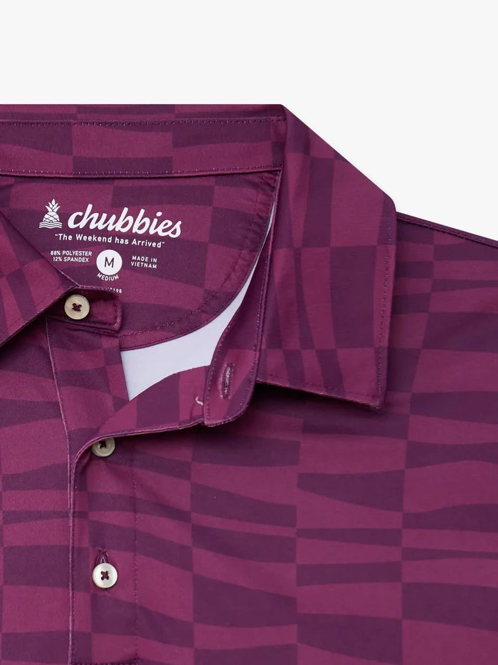 The Groovy Grid (Performance Polo) - Image 2 - Chubbies Shorts