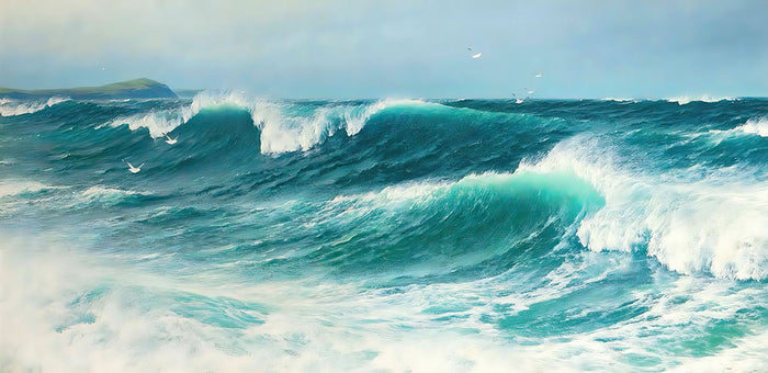 The Inrushing Tide by David James - Art Print - Zapista
