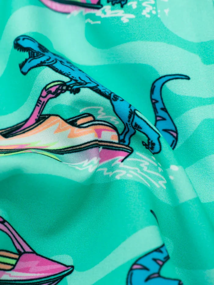 The Lil Fossil Fuels (Toddler Swim Trunk)- Green - Image 5 - Chubbies Shorts