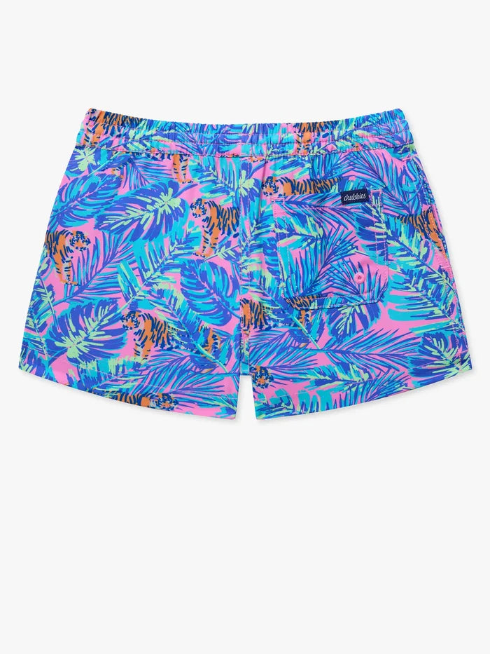 The Lil Prowls (Toddler Swim Trunk)- Pink - Image 2 - Chubbies Shorts