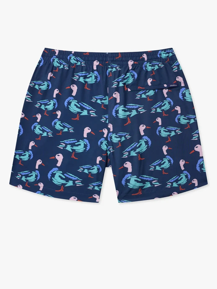 The Mallards are The Moments 5.5" (Classic Lined Swim Trunk)- Green - Image 7 - Chubbies Shorts