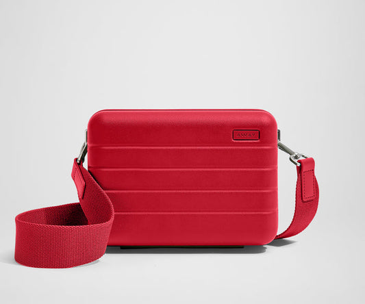 The Mini Crossbody in Cherry Red