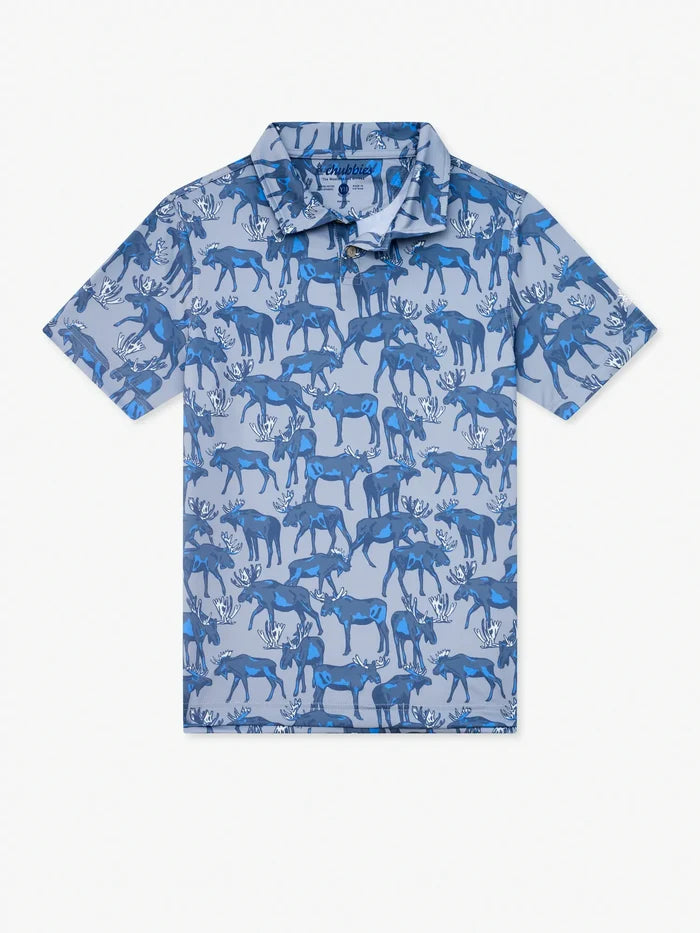 The Moose on the Loose (Boys Performance Polo) - Image 1 - Chubbies Shorts