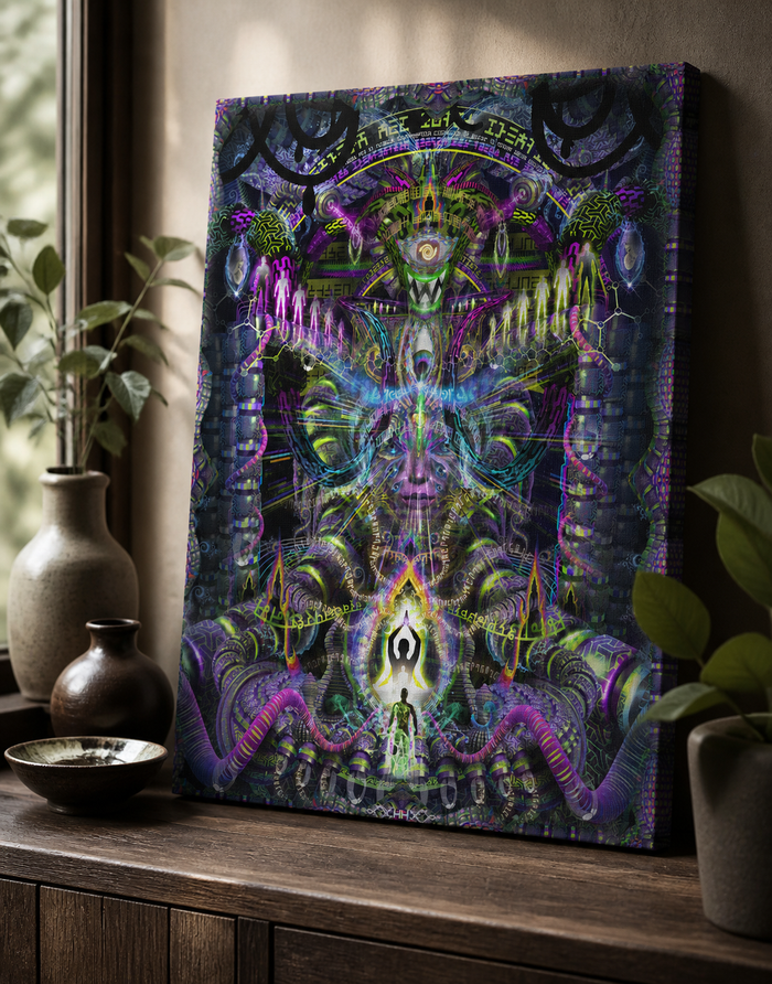 The Spice Must Flow — stretched canvas print — studio-lifestyle