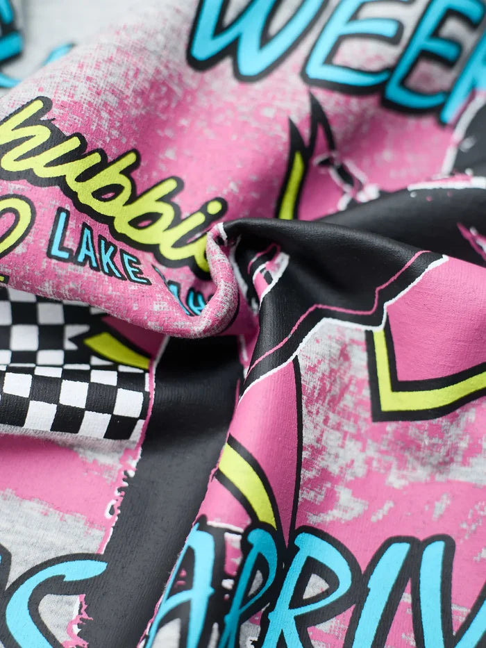 The Summer of '92 (Boys Non Pocket Graphic T-Shirt)- Gray - Image 3 - Chubbies Shorts