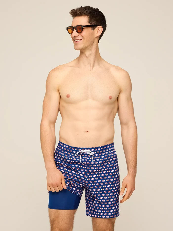 The Sunshine States 7" (Classic Lined Swim Trunk) - Image 1 - Chubbies Shorts