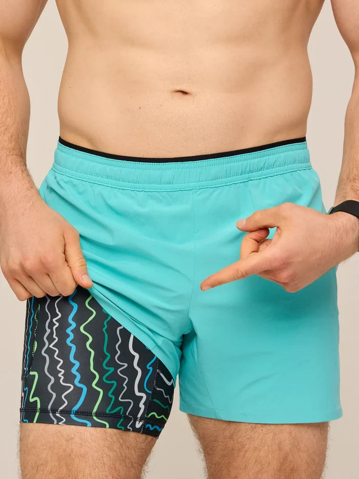 The Tide Pools 5.5" (Ultimate Training Short with Hidden Liner) - Image 1 - Chubbies Shorts