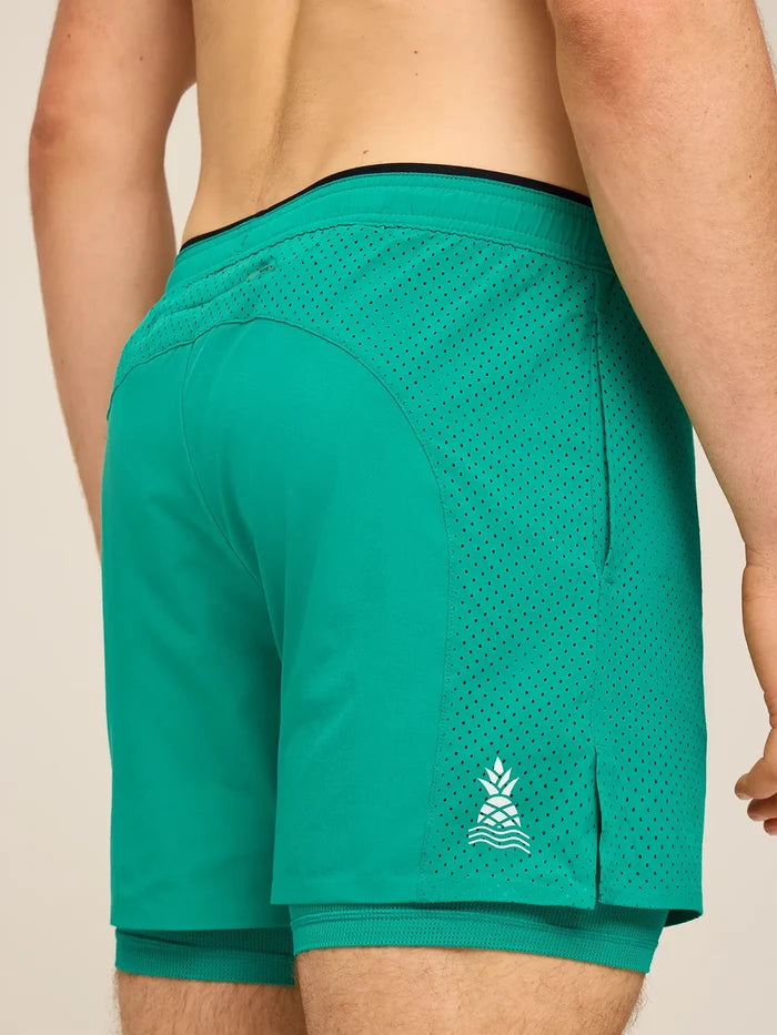 The Varsity Greens 5.5" (Blocked Ultimate Training Short) - Image 4 - Chubbies Shorts