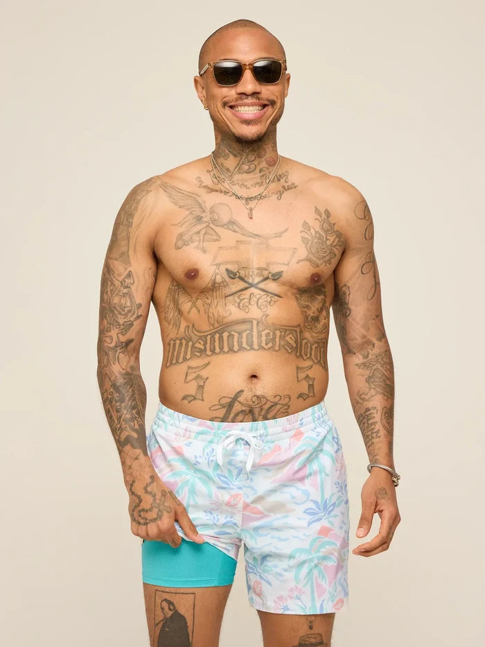 The Washed Ashores 5.5" (Classic Lined Swim Trunk) - Image 1 - Chubbies Shorts