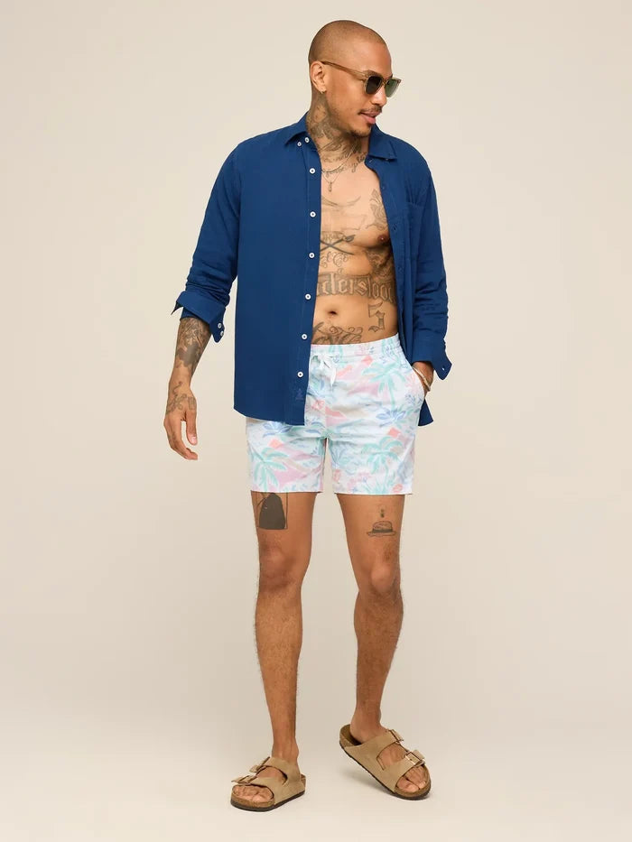 The Washed Ashores 5.5" (Classic Lined Swim Trunk) - Image 5 - Chubbies Shorts