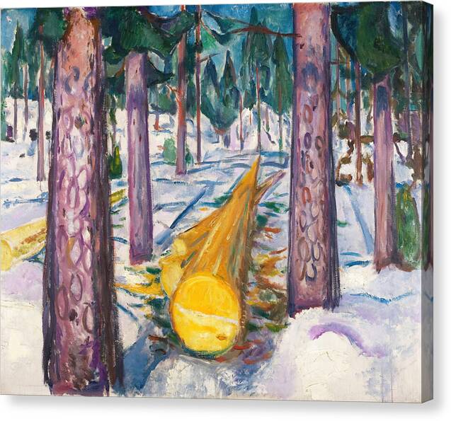 The Yellow Log - Canvas Print