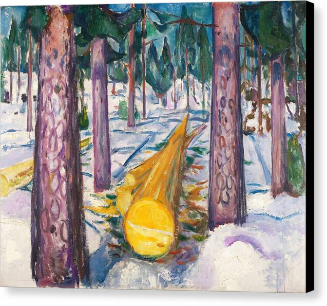 The Yellow Log - Canvas Print