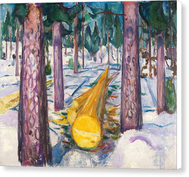 The Yellow Log - Canvas Print