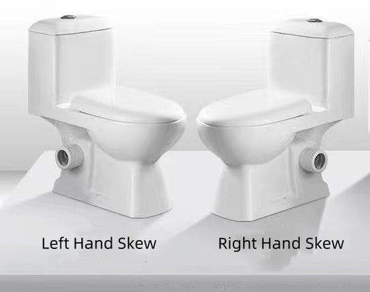 Toilet Suite - One Piece Skew - Left/Right Hand Trap