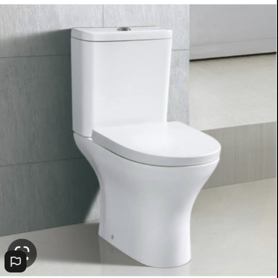 Toilet Suite - Two Piece S-Pan Rimless Flushing