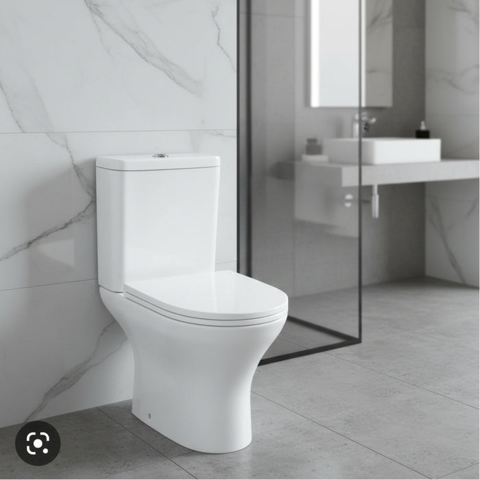 Toilet Suite - Two Piece S-Pan Rimless Flushing