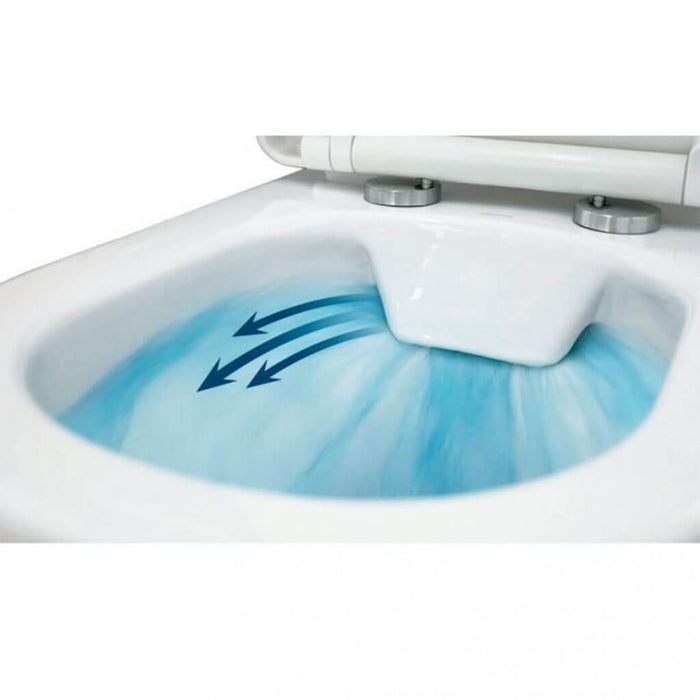 Toilet Suite - Two Piece S-Pan Rimless Flushing
