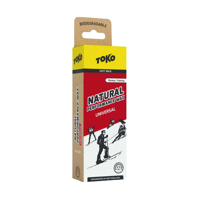 A product picture of the Toko Natural Performance Red Melt Wax (0C/-16C)