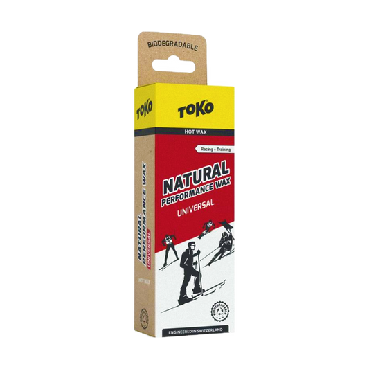 A product picture of the Toko Natural Performance Red Melt Wax (0C/-16C)