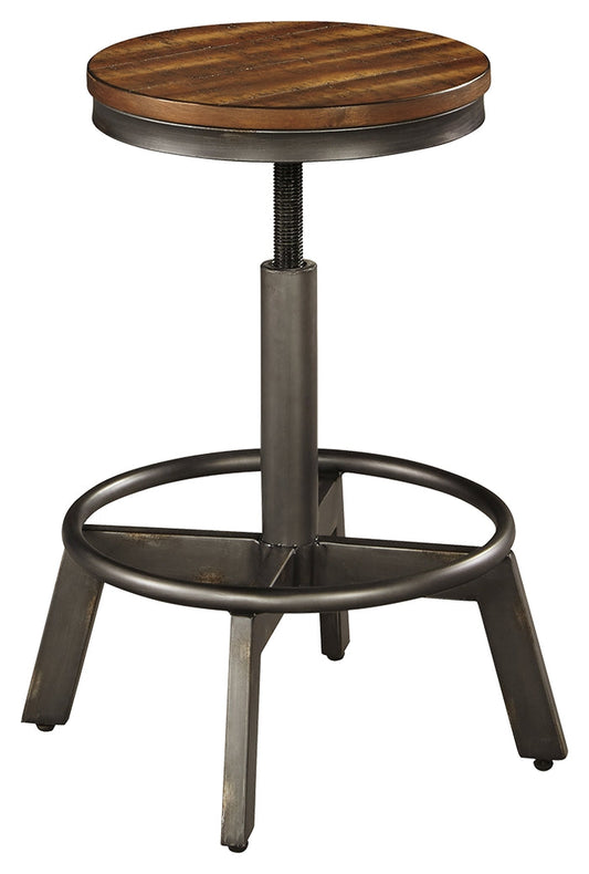 Torjin D440 Brown/Gray 2-Piece Bar Stool Set