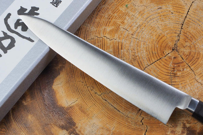 Toshu Giken - FAX20 Powdered High Speed Steel Petty with black plywood handle (12cm/15cm)