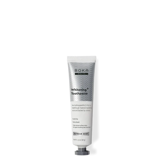 Boka Toothpaste tube on a white background