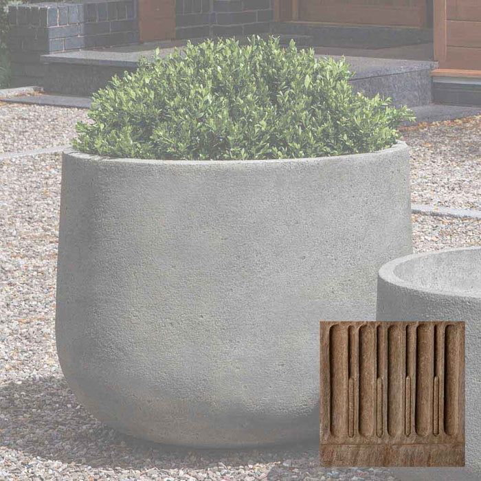 28" W x 22.5" H / Aged Limestone