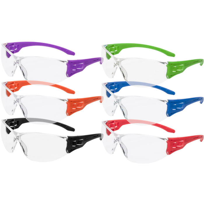 Trulock Safety Glasses Color Pack (12pr/Bx)
