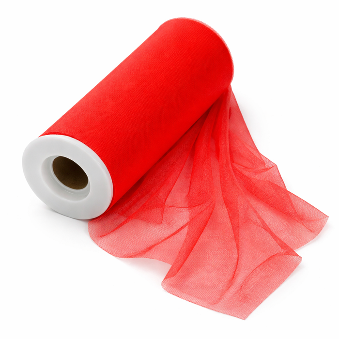 TULLE | 25-Yards per Roll - Red
