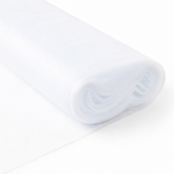 TULLE BOLT | 40-Yards per Roll - White