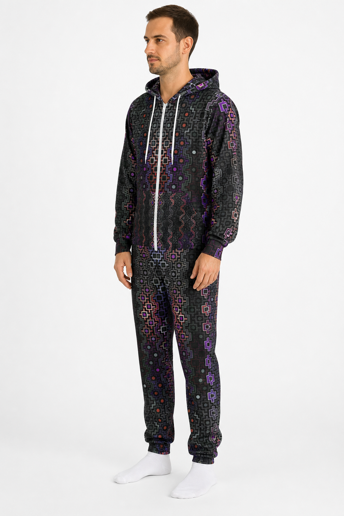 Twilight Healing Fashion Jumpsuit — lifestyle view 03 — 03-wearer-right