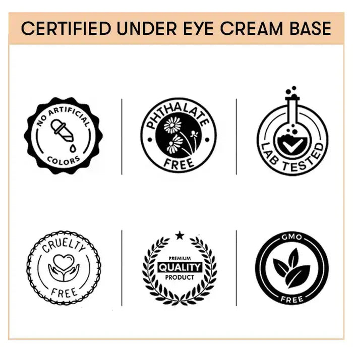 Certified Under Eye Cream Base