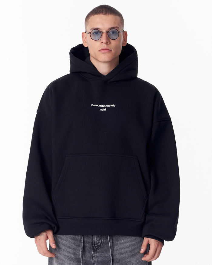 Urban DNA Applique Patch Black Hoodie (3)