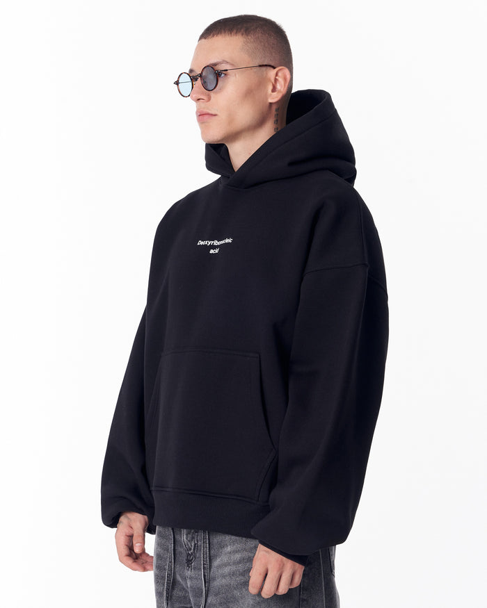Urban DNA Applique Patch Black Hoodie (4)