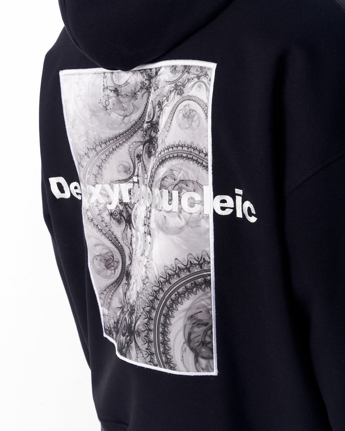 Urban DNA Applique Patch Black Hoodie (6)