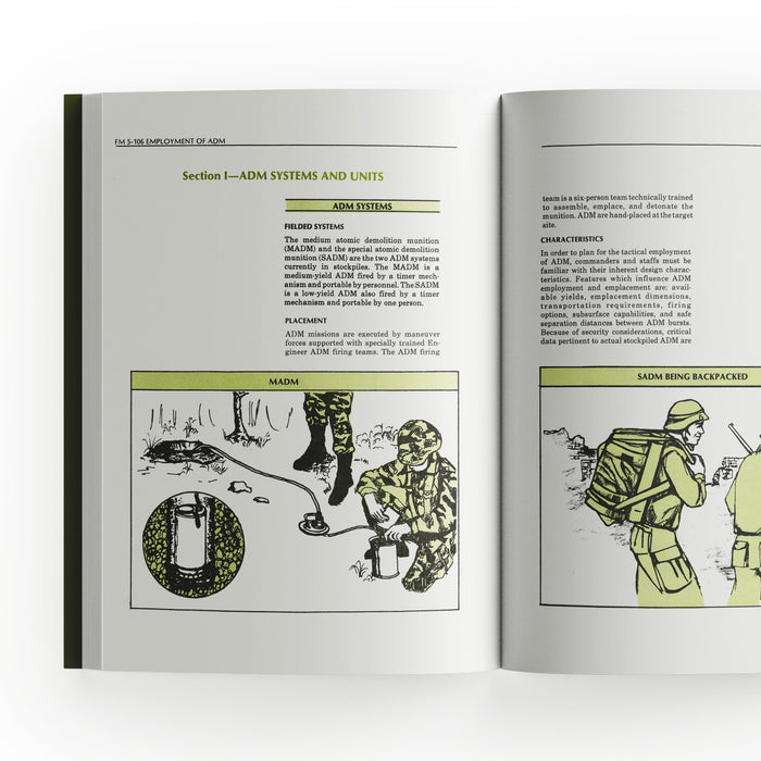 US Man-Portable Nuclear Weapons Book Set