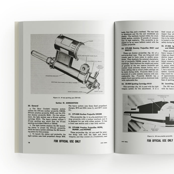 US Man-Portable Nuclear Weapons Book Set