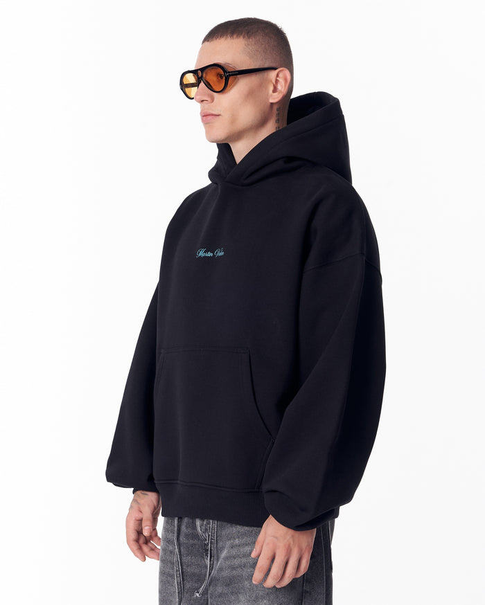 Van Gogh Blossoms Black Oversized Hoodie (4)
