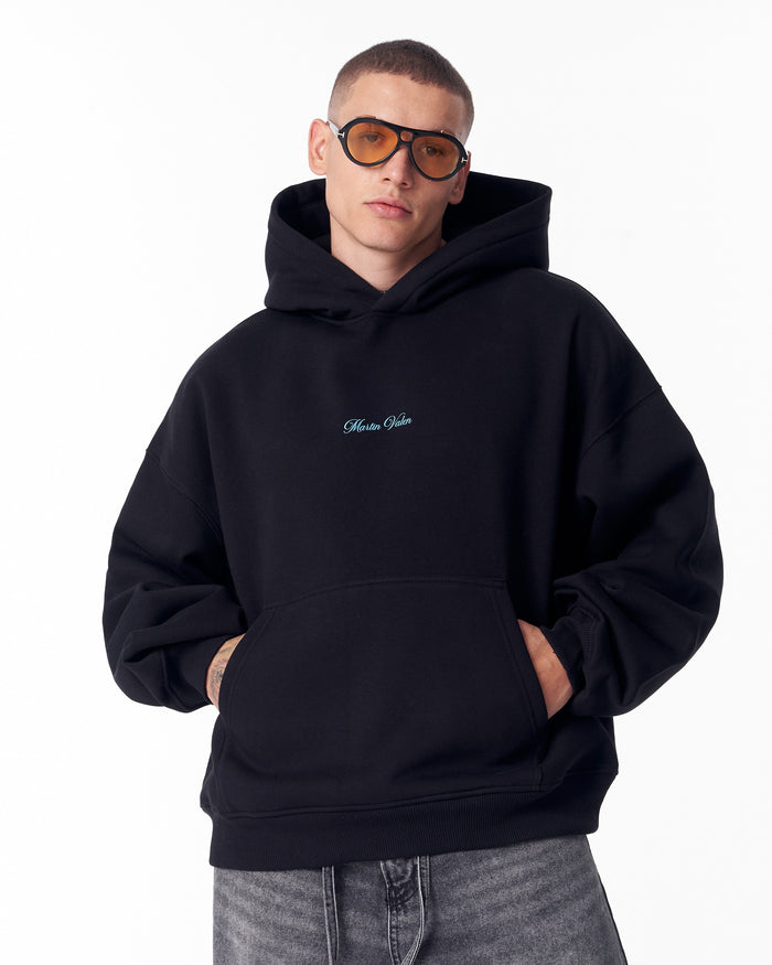 Van Gogh Blossoms Black Oversized Hoodie (6)