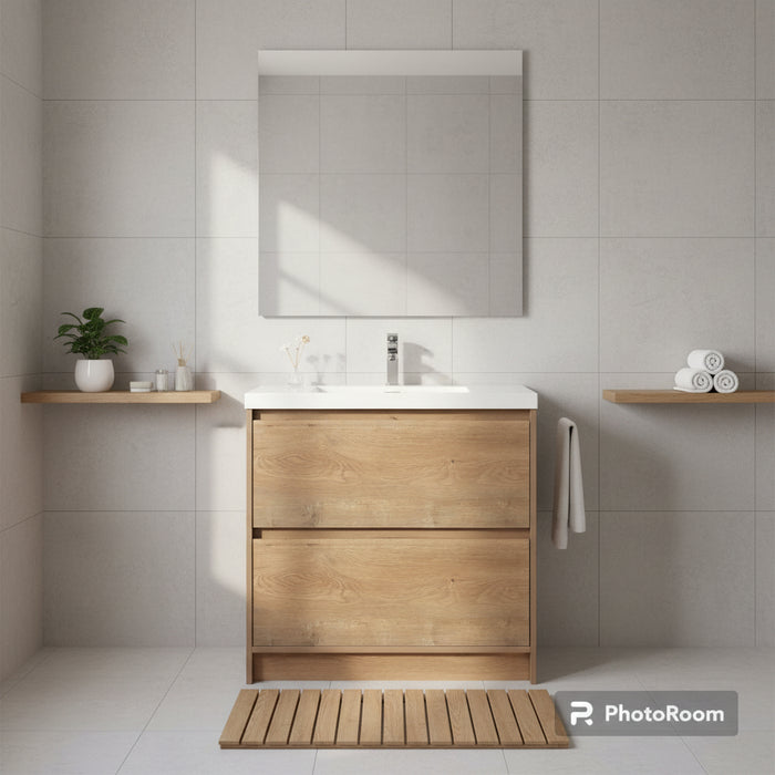 Vanity - Etham Series - Grain Wood 900/1200mm