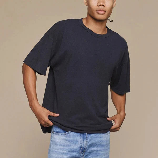 Vernon Oversized Tee in Black